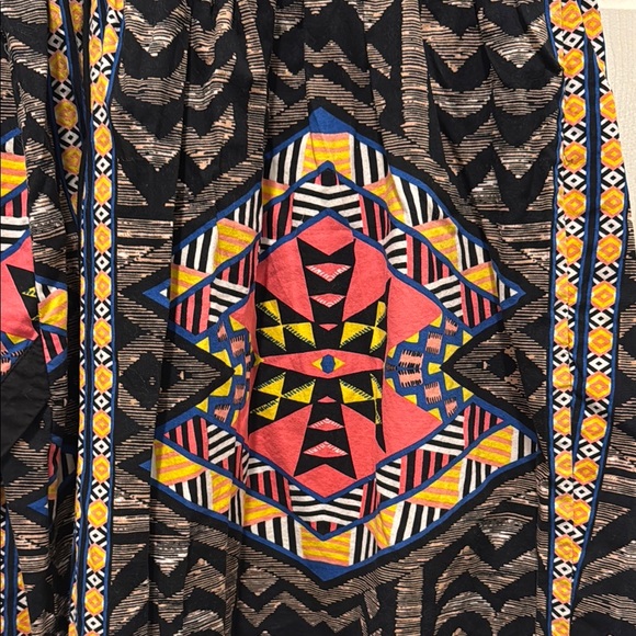 Xhilaration Blue Red Strapless Sheath Dress - Picture 6 of 11